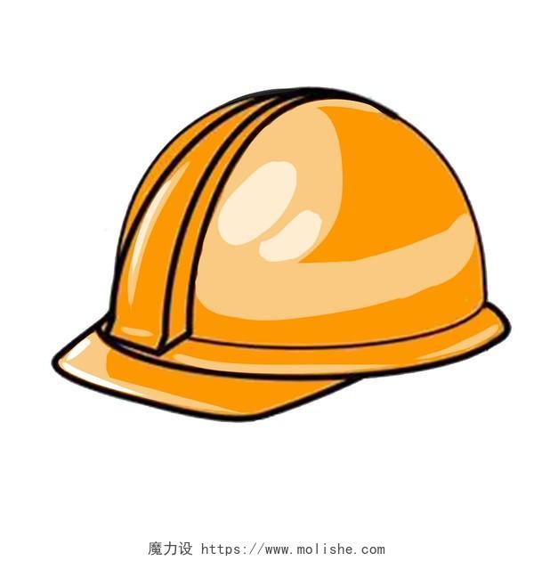 卡通安全帽注意安全防护工地帽子消防素材安全帽